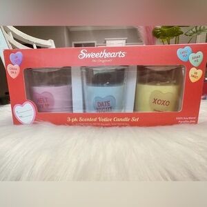 Sweethearts 3-Pack Scented Votive Candle Set | 100% Soy Blend | Paraffin-Free